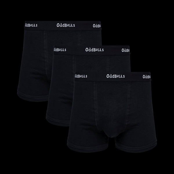 Classic Black Bundle - Mens Boxer Shorts 3 Pack Bundle