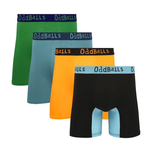 Clean Cut Bundle - Mens Bamboo Boxer Shorts 4 Pack