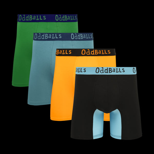 Clean Cut Bundle - Mens Bamboo Boxer Shorts 4 Pack