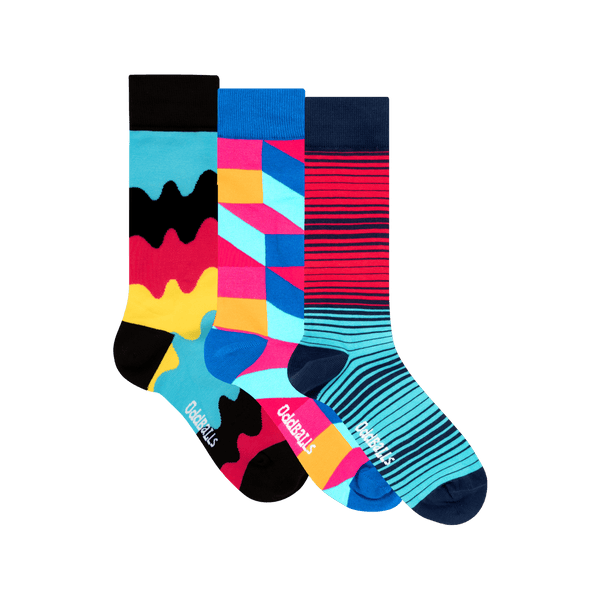 Cyan Bundle - 3 Pack Sock Bundle