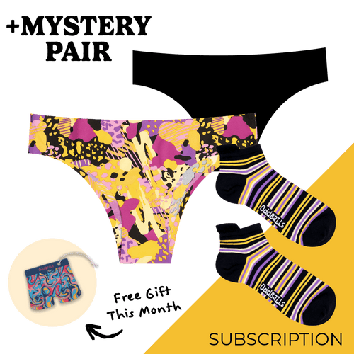 Women's Brazilian Seamless Briefs Subscription - 12 Months Prepaid (Free Socks + Free Delivery!)
