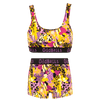 Dirty Cheetah Bundle - Womens Bralette & Boxers Matching Set front