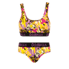 Dirty Cheetah Bundle - Womens Bralette & Briefs Matching Set front