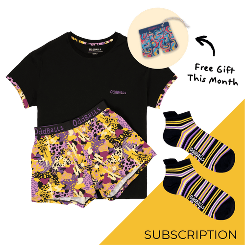 Women's Short Pyjamas Set Subscription - Monthly Pyjamas (Free Socks + Free Delivery!)