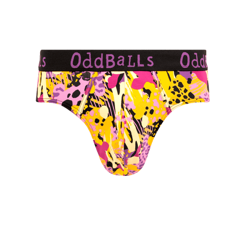 Men's Patterned Cotton Briefs Subscription - 6 Months Prepaid (Free Socks + Free Delivery!)