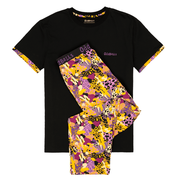 Dirty Cheetah - Men's Long Pyjamas Set (T-Shirt & Trousers)
