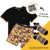 Men's Short Pyjamas Set Subscription - Monthly Pyjamas (Free Socks + Free Delivery!)