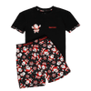 Disco Santa - Kids Short Pyjamas Set (T-Shirt & Shorts)