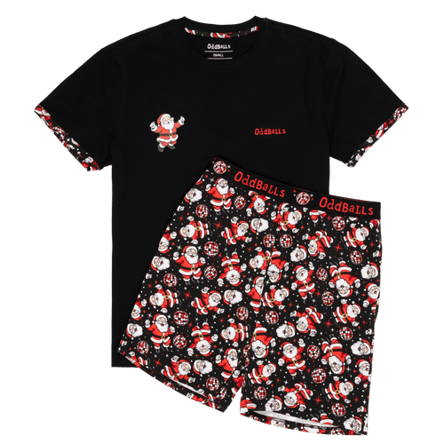 Disco Santa - Men's Short Pyjamas Set (T-Shirt & Shorts)