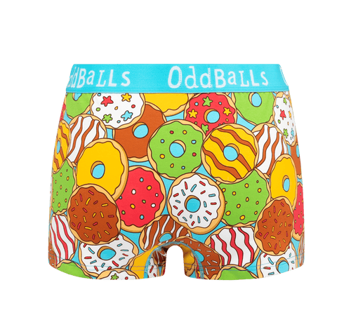 Donuts - Ladies Boxer Shorts