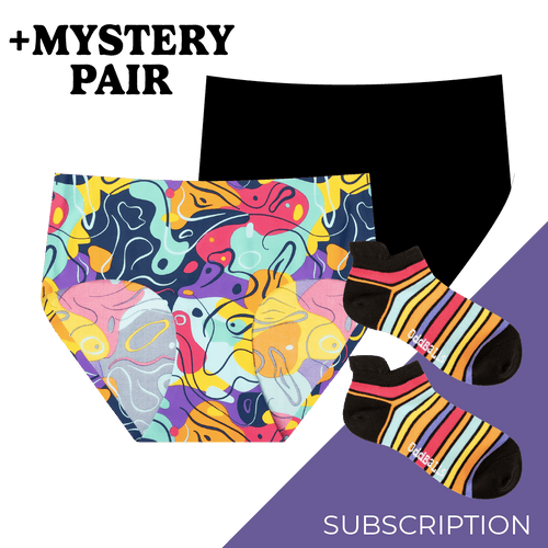 Women's Full Seamless Briefs Subscription - 3 Months Prepaid (Free Socks + Free Delivery!)