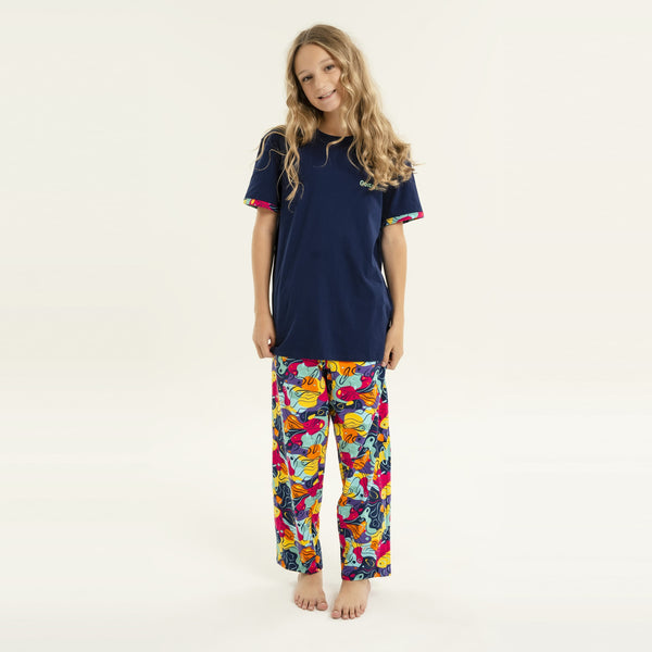 Doodle - Kids Long Pyjamas Set (T-Shirt & Trousers)