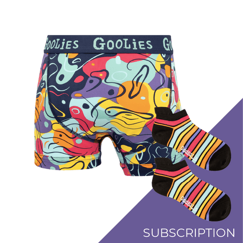 Goolies' Boys Boxer Shorts Subscription - 6 Months Prepaid (Free Socks + Free Delivery!)