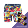 Women's Patterned Bamboo Boxer Shorts Subscription - 3 Month Prepaid (Free Socks + Free Delivery!)