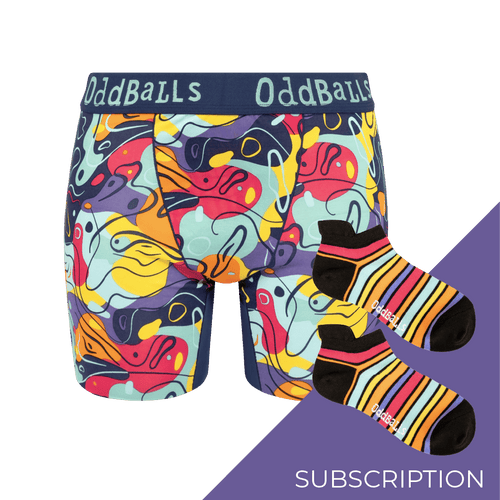Women's Patterned Bamboo Boxer Shorts Subscription - Monthly (Free Socks + Free Delivery!)
