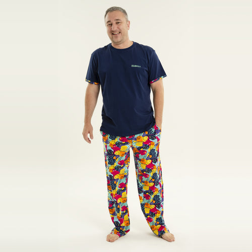 Doodle - Men's Long Pyjamas Set (T-Shirt & Trousers)