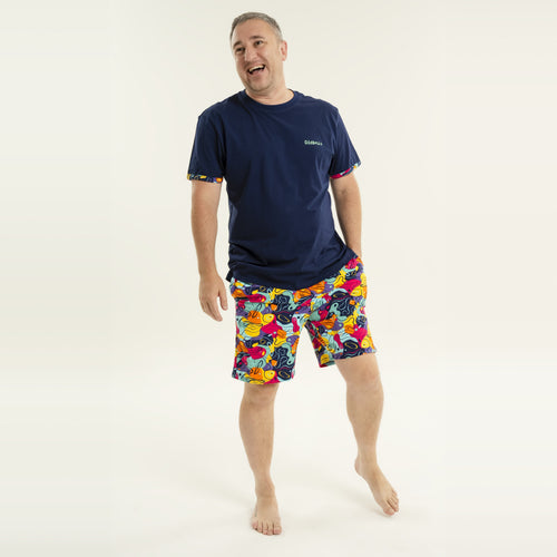 Doodle - Men's Short Pyjamas Set (T-Shirt & Shorts)