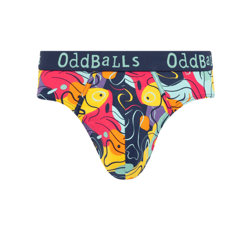 Men's Patterned Cotton Briefs Subscription - 3 Months Prepaid (Free Socks + Free Delivery!)