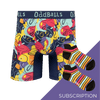 Men's Patterned Bamboo Boxer Shorts Subscription - 12 Months Prepaid (Free Socks + Free Delivery!)
