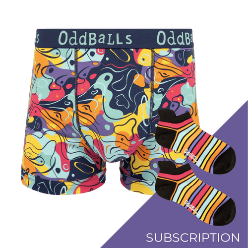 Men's Patterned Cotton Boxer Shorts Subscription - 6 Months Prepaid (Free Socks + Free Delivery!)