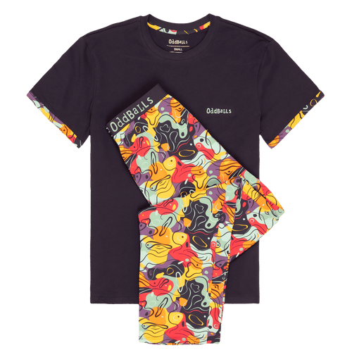 Doodle - Men's Long Pyjamas Set (T-Shirt & Trousers)