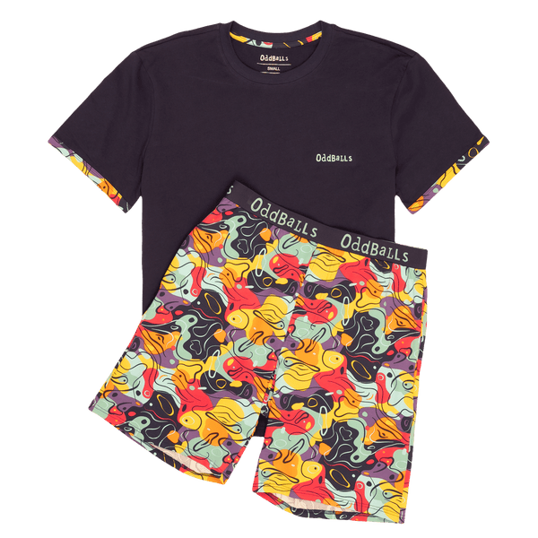 Doodle - Men's Short Pyjamas Set (T-Shirt & Shorts)