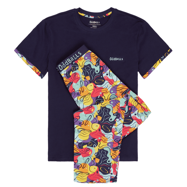 Doodle - Men's Long Pyjamas Set (T-Shirt & Trousers)