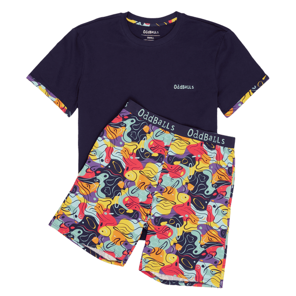 Doodle - Men's Short Pyjamas Set (T-Shirt & Shorts)