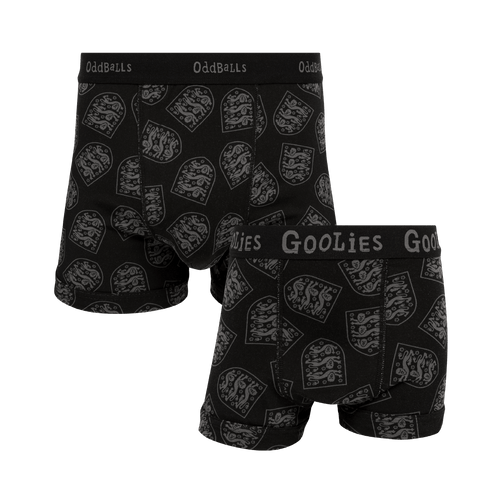 England FA Black - Dad & Lad Boxer Shorts Bundle
