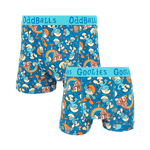 Smurfs - Dad & Lad Boxer Shorts Bundle