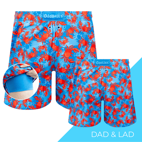 Crabs - Dad & Lad Compression Swim Shorts Bundle