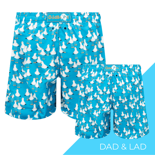 Seagulls - Dad & Lad Swim Shorts Bundle