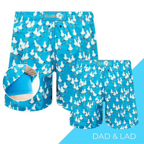 Seagulls - Dad & Lad Compression Swim Shorts Bundle