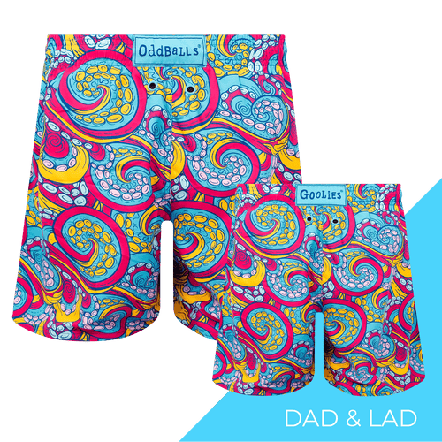 Tentacles - Dad & Lad Swim Shorts Bundle