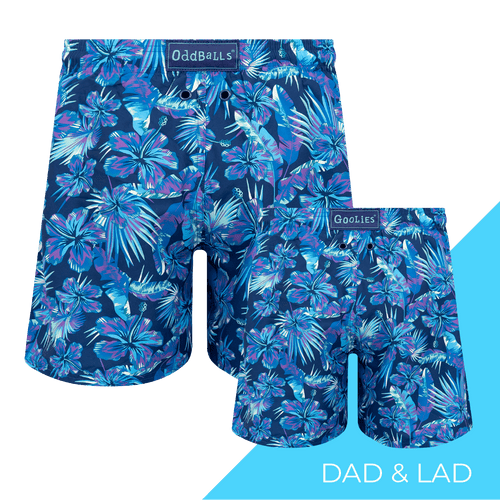 Tropical - Dad & Lad Swim Shorts Bundle
