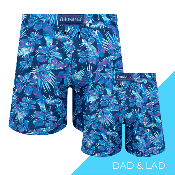 Tropical - Dad & Lad Swim Shorts Bundle