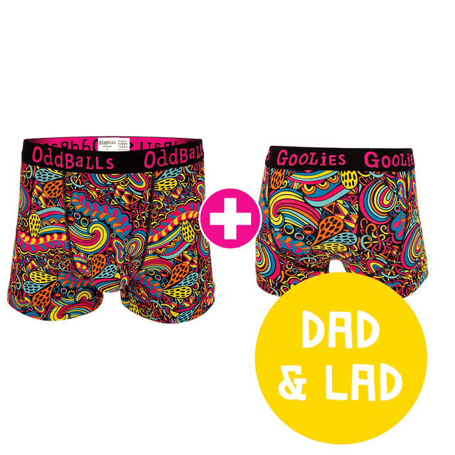 Enchanted Dad & Lad Bundle - Mens Boxer Shorts & Kids Boxer Shorts Bundle