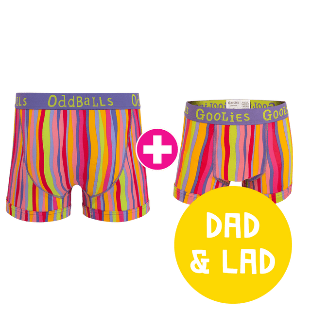 Tutti Booty Dad & Lad Bundle - Mens Boxer Briefs & Kids Boxer Briefs Bundle