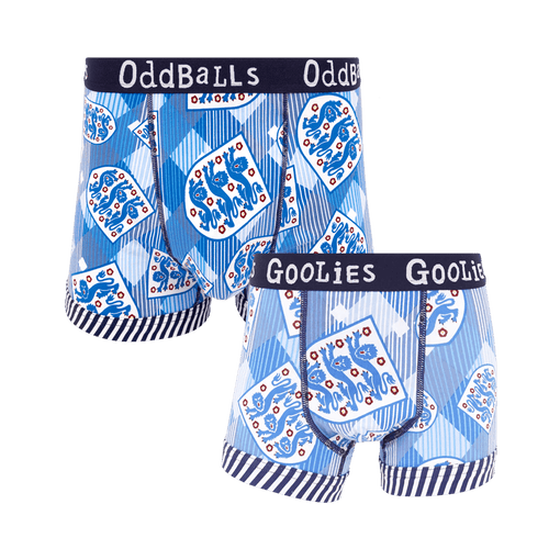 England FA Retro - Dad & Lad Boxer Shorts Bundle