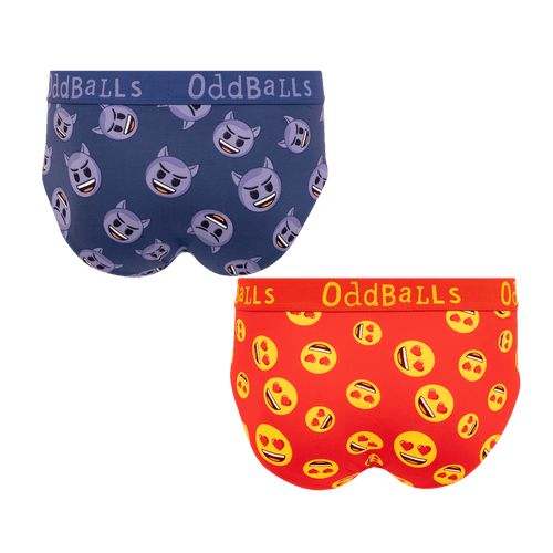 Devil & Heart Eyes Bundle - Mens Briefs 2 Pack Bundle