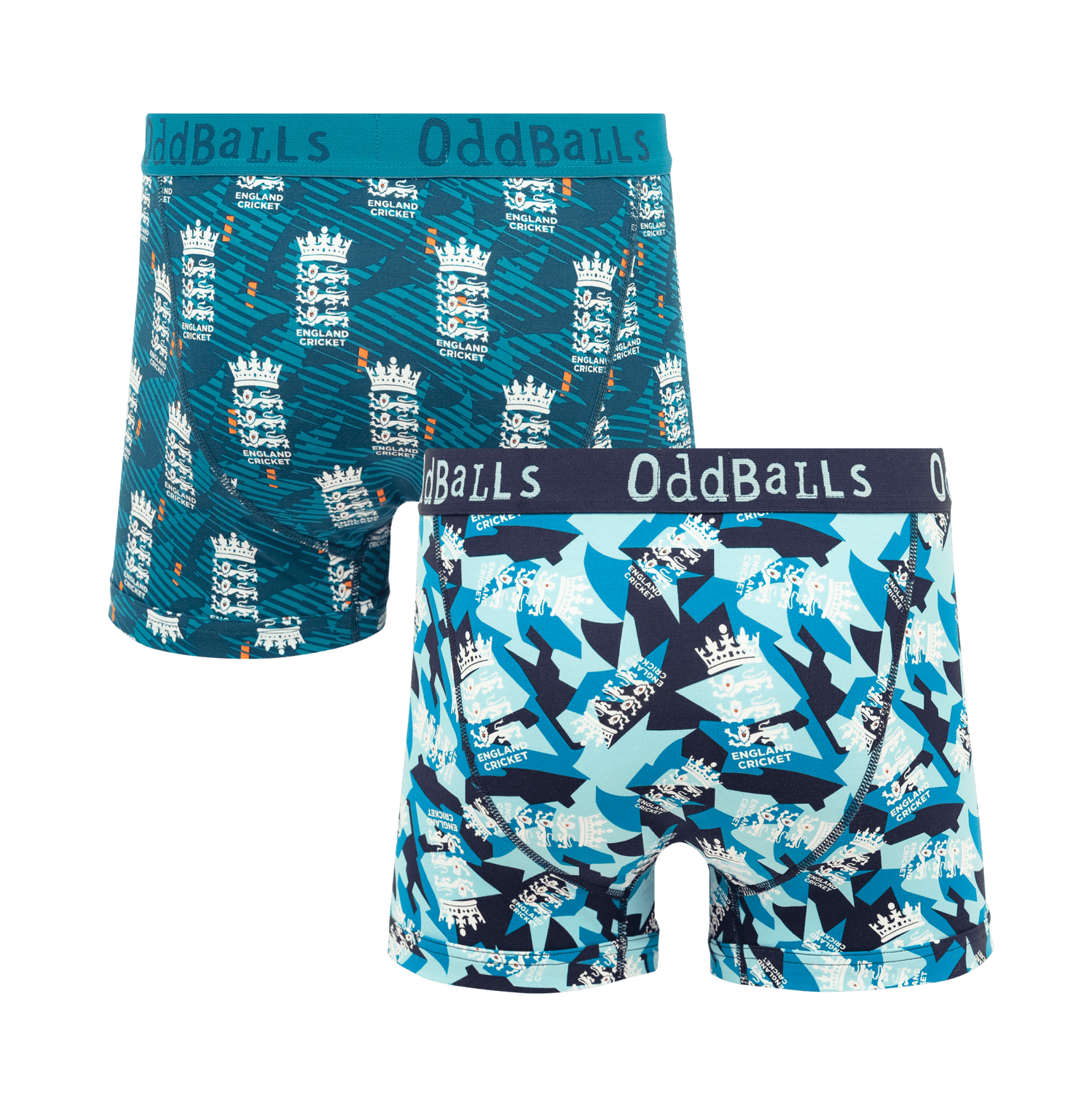 England Cricket Bundle - Mens Cotton Boxer Shorts 2 Pack