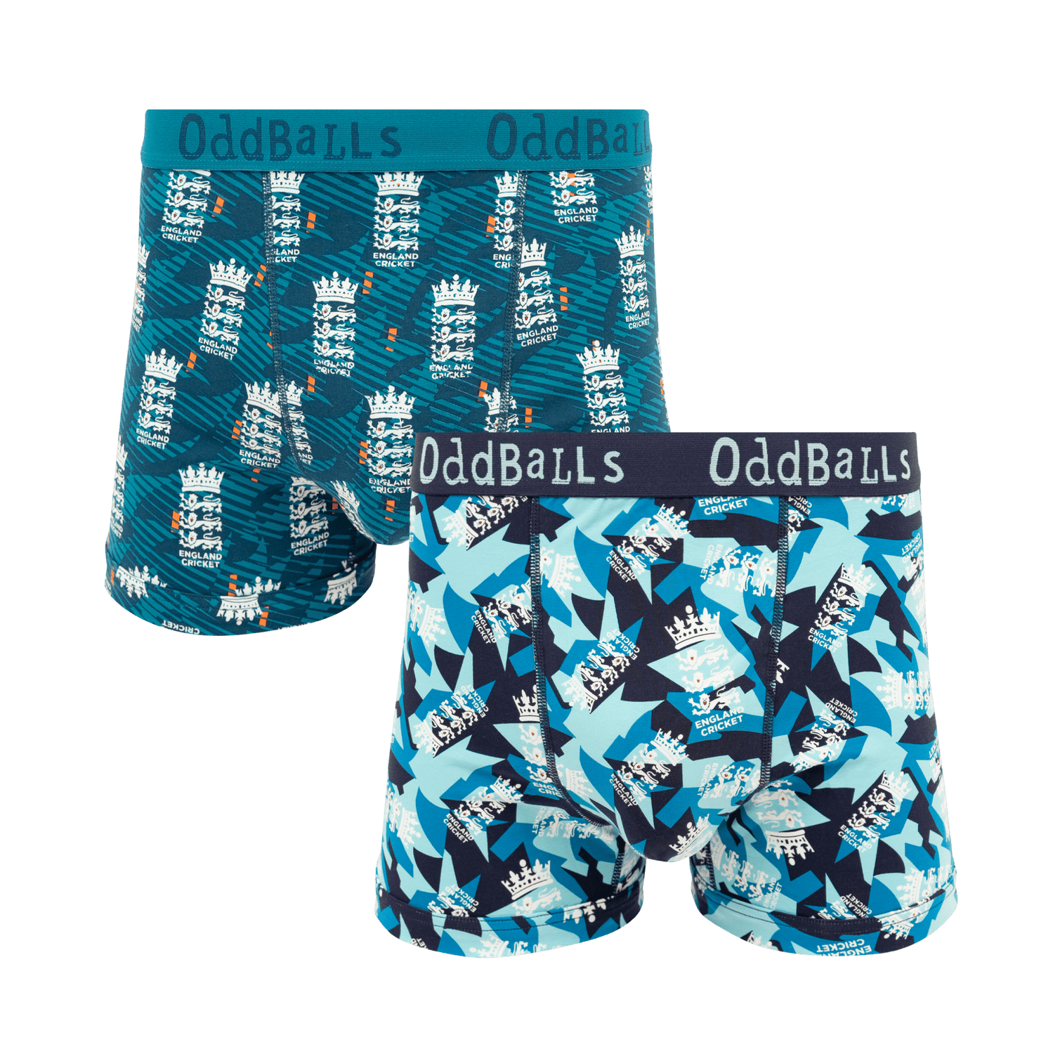 England Cricket Bundle - Mens Cotton Boxer Shorts 2 Pack