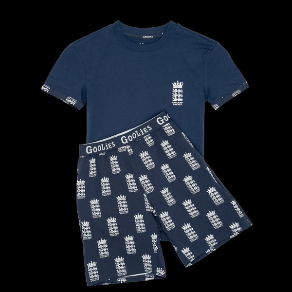 England Cricket - Kids Short Pyjamas Set (T-Shirt & Shorts)