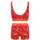 Elmo Bundle - Womens Bralette & Boxers Matching Set back