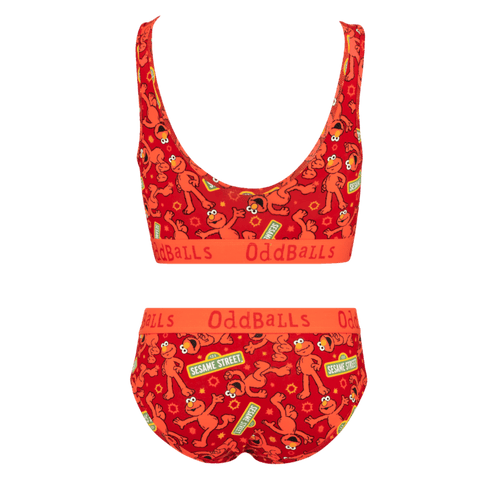 Elmo Bundle - Womens Bralette & Briefs Matching Set