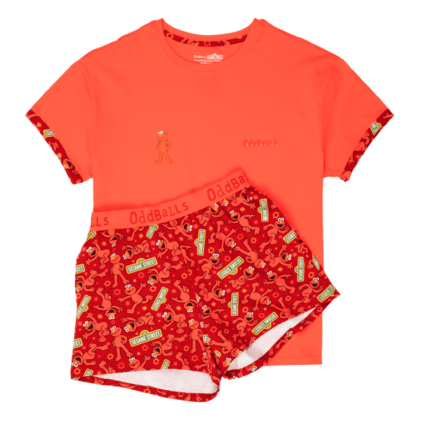 Elmo - Women's Short Pyjamas Set (T-Shirt & Shorts)
