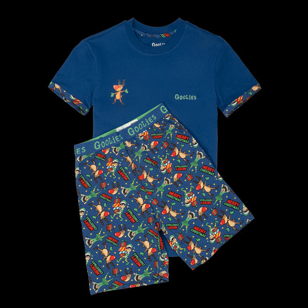Rudolph - Kids Short Pyjamas Set (T-Shirt & Shorts)