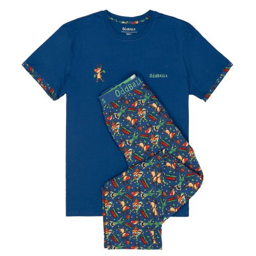 Rudolph - Men's Long Pyjamas Set (T-Shirt & Trousers)