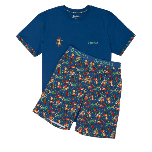 Rudolph - Men's Short Pyjamas Set (T-Shirt & Shorts)