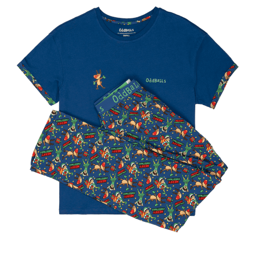 Rudolph - Women's Long Pyjamas Set (T-Shirt & Trousers)